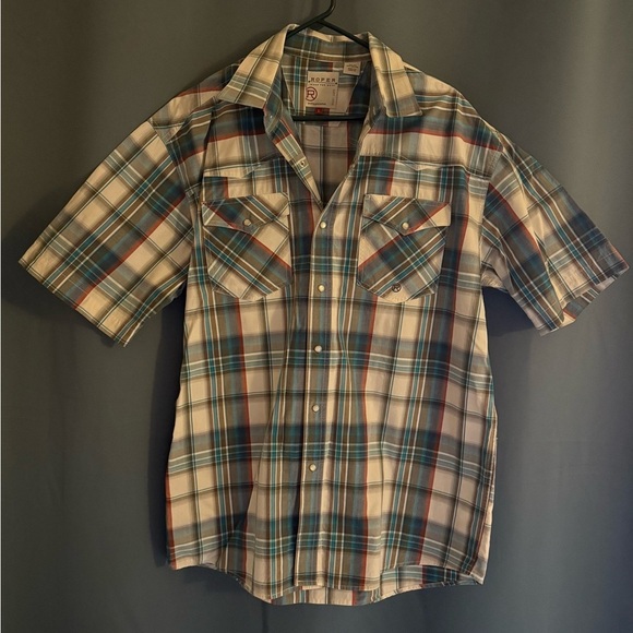 Roper Other - Roper - Vintage-Inspired Western Work Shirt – Men’s Large - Plaid